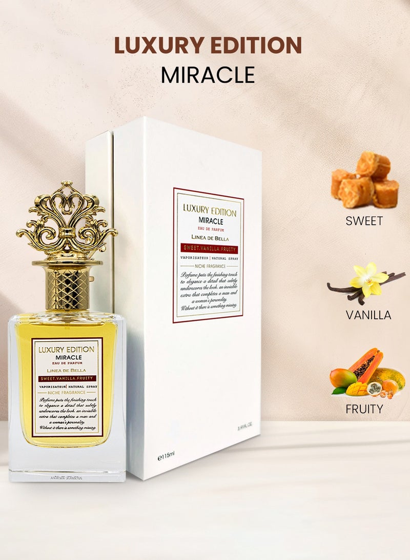 Luxury Edition Miracle Perfume for Men and Women 115ml | Long Lasting