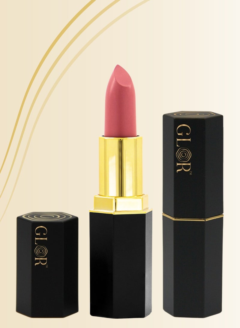 Glor Endless Charm Lipstick – Whispering Rose, Luxurious Moisture, Long-Lasting Intense Color, Vitamin E Enriched for Smooth, Hydrated Lips