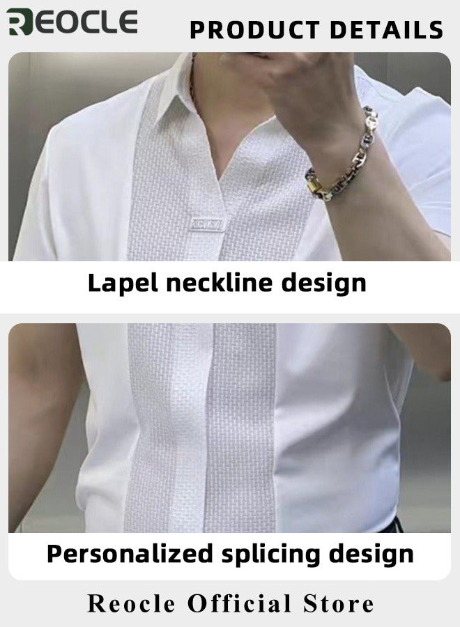 Men's Polo Shirts Quick Dry Short Sleeve Golf Shirt Casual Moisture Wicking Shirt Business Polo Shirt Athletic Performance Polo Shirt