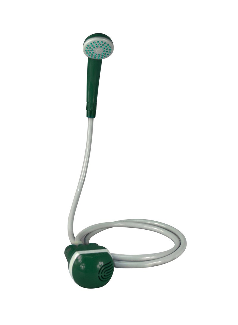 Portable & Rechargeable Outdoor Smart Shower / 30Mins Working Time / Battery / USB-C Charging / 1.0L/min Water Flow - Green