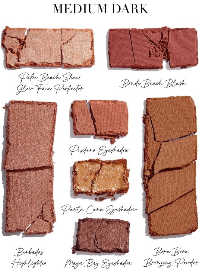 Brazilian Glow Face Palette Medium Dark