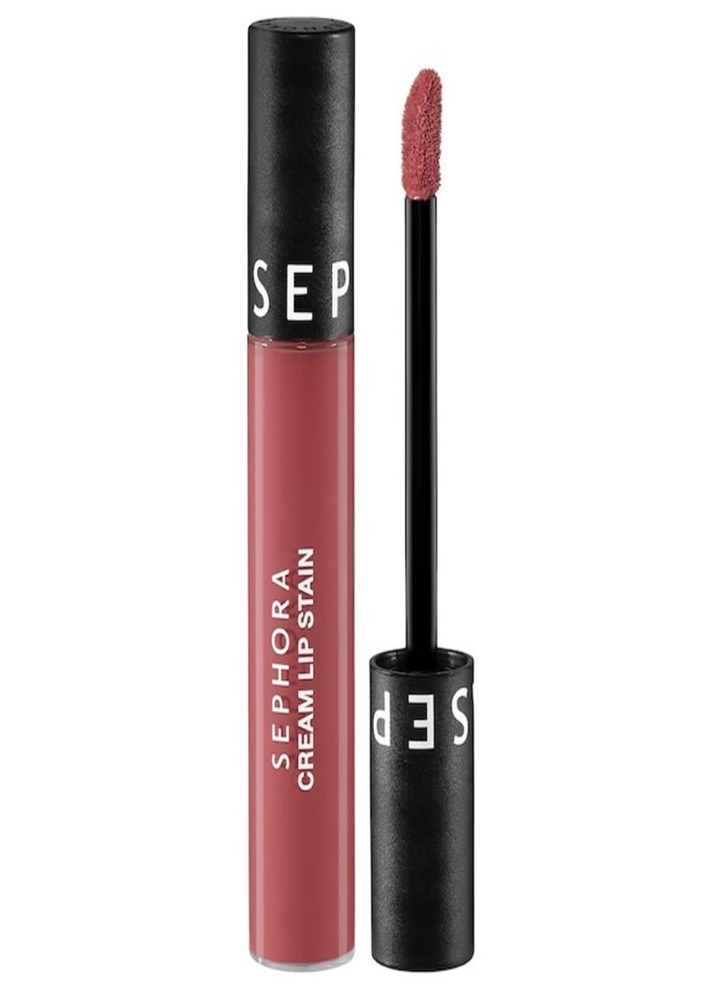 SEPHORA COLLECTION Cream Lip Stain 10HR Liquid Lipstick 121 Blush Addict - matte blush pink 5ml