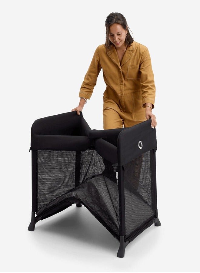 Stardust Pop - Up Travel Cot, 0 Months +, Black