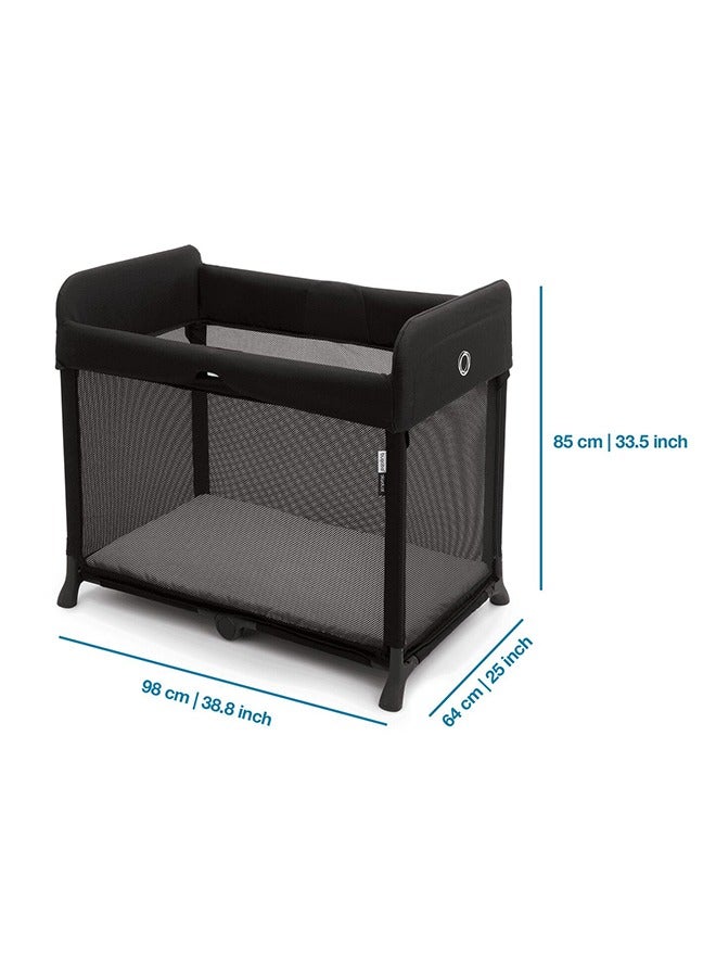 Stardust Pop - Up Travel Cot, 0 Months +, Black