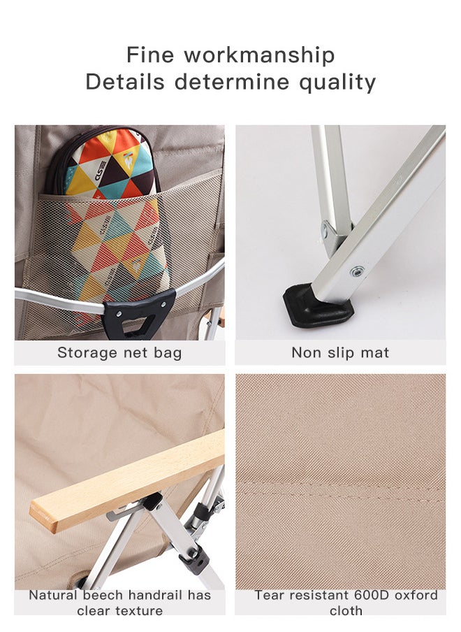 Outdoor Camping Adjustable Folding Chair Leisure Chair 67*59*96cm
