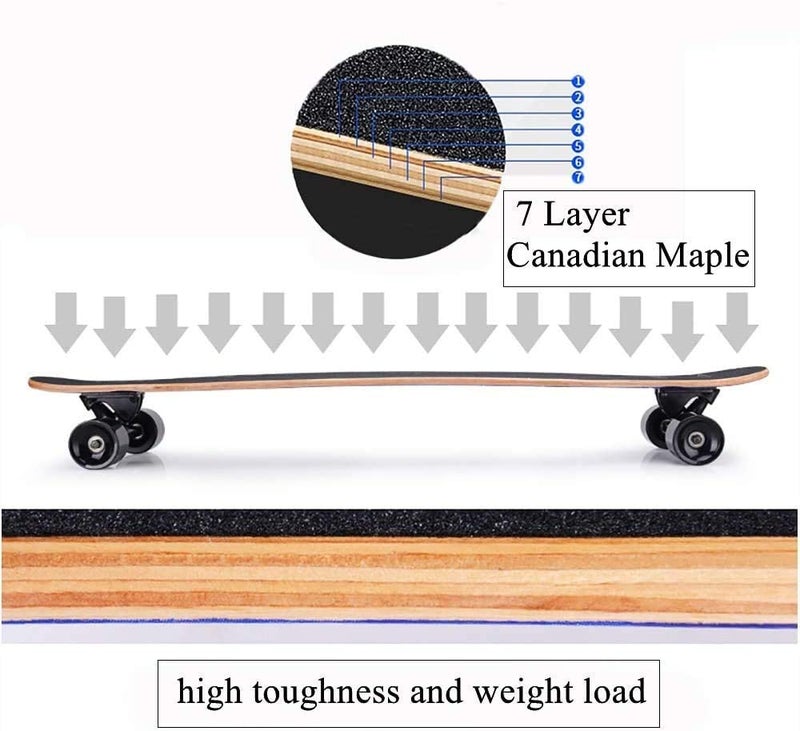 Four Wheel Brush Street Skateboard