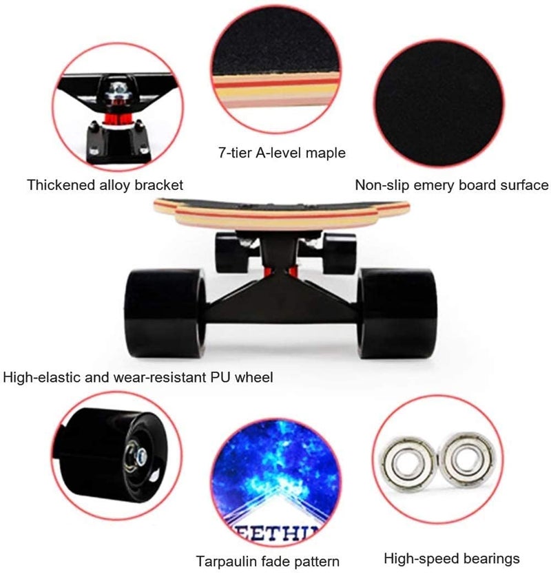 Four Wheel Brush Street Skateboard
