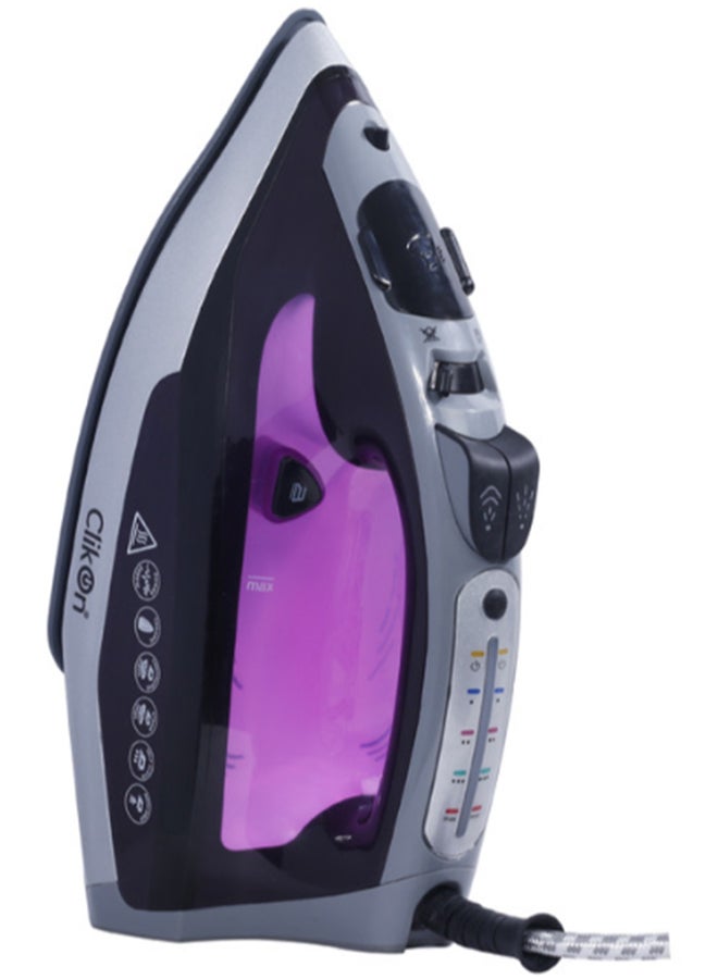 Steam Iron 2400W 2400 W CK4117 Grey/Silver/Purple