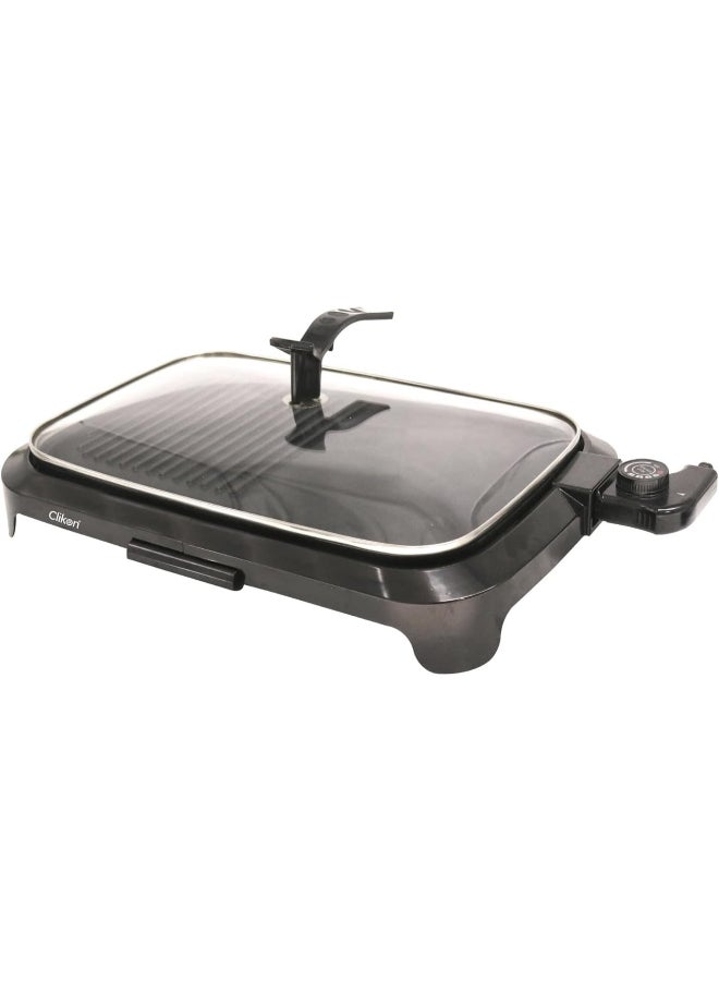 Open Grill With Lid CK2439 Black