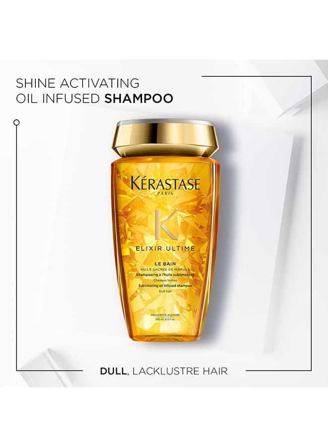 Elixir Ultime Nourishing Oil Shampoo For Dull Hair Types - 250 ml