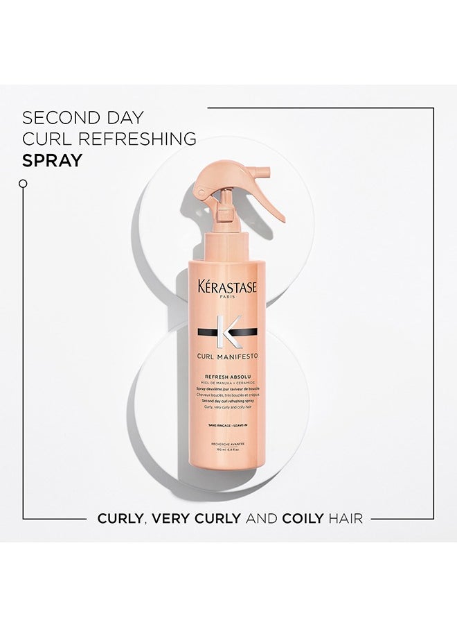 Curl Manifesto Curl Refreshing and Restyling Spray 190 ML