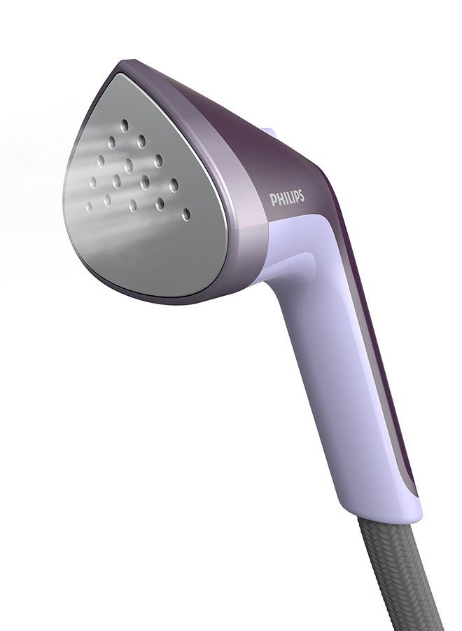 Philips Stand Steamer with XL StyleBoard 3000 Series - MyEssence Fragrance Infuser, 40g/min Continuous Steam, Pointed Steam Plate Tip, 5 Steam Settings 2 L 2000 W STE3180/30 Puple/Silver