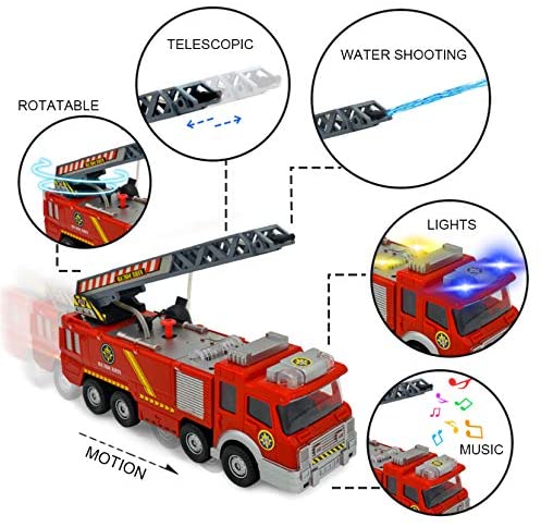 Fireman Fire Truck Toy