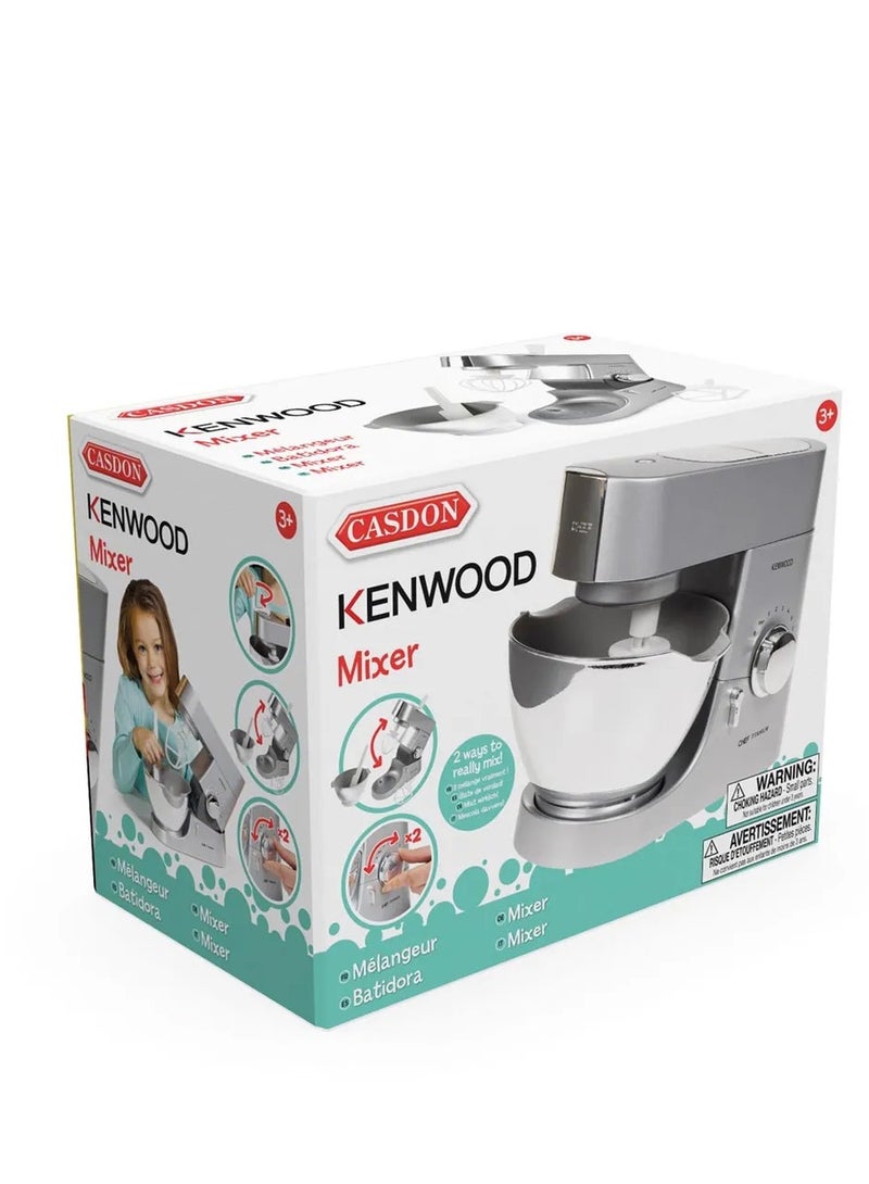 Kenwood Mixer: Toy Food Mixer For Budding Bakers Who Enjoy Mixing Real Food. Suitable For Children Aged 3+