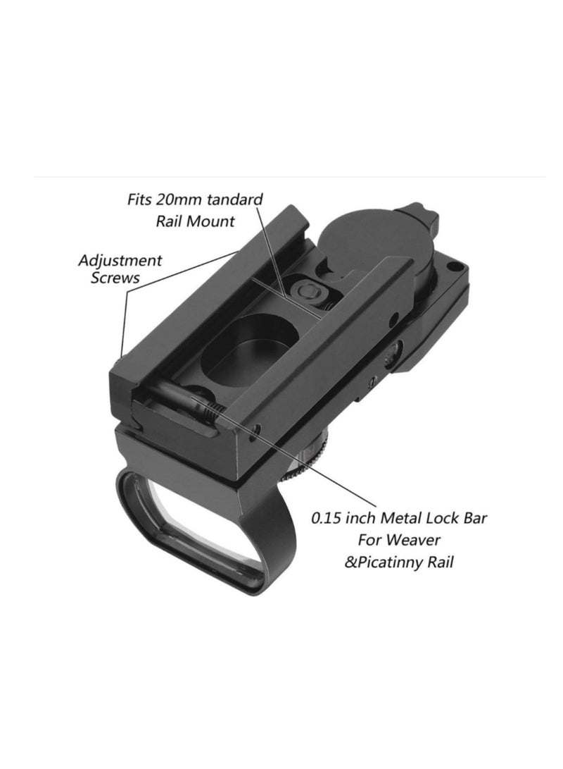 Tactical Holographic Red & Green Reflex Sight With 4 Reticles Reticle Hunting Sight Scope for 22 mm Rails