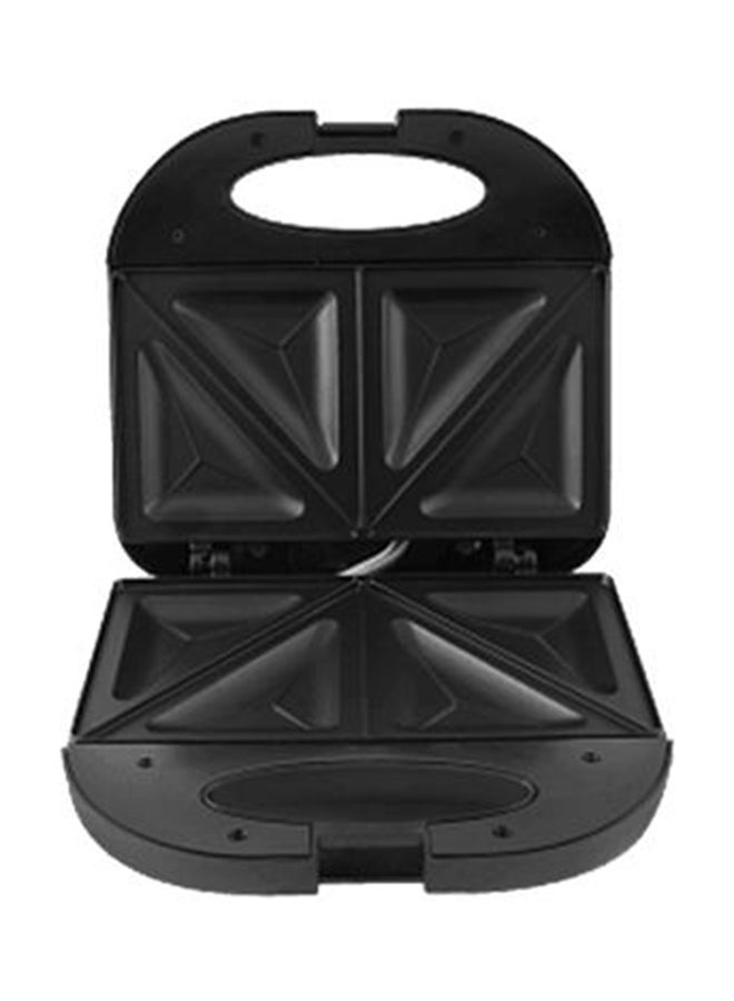 2 Slice Sandwich Maker Toaster OMGM2321, 750W Equipped With Non-Stick Coating And Overheat Protection, Perfect For Making Sandwiches, Bread Toast 750 W OMGM2321 Black