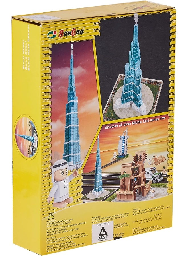 340-Piece Burj Khalifa Crystal Building Toy Set - Packaging May Vary- Assorted