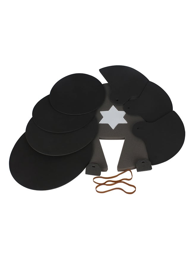 8-Piece Drum Set Practice Pads Mute with Cymbal Mutes