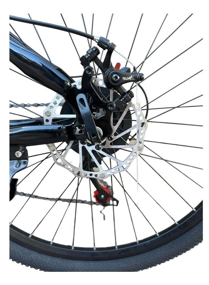 Shard Superior Mountain bike, 26 inches, 21 speed, frame carbon steel, front suspension, Disc brake, Multicolour 1