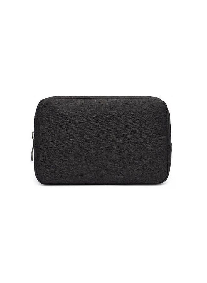 Multi-functional Headphone Charger Data Cable Storage Bag Power Pack, Size: S, 17 x 11.5 x 5.5cm (Black)