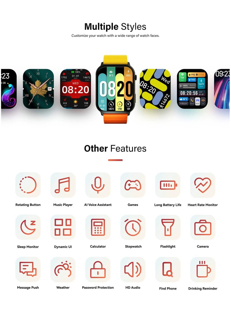 Kieslect Ks Calling Smart Watch with Always-on-Display