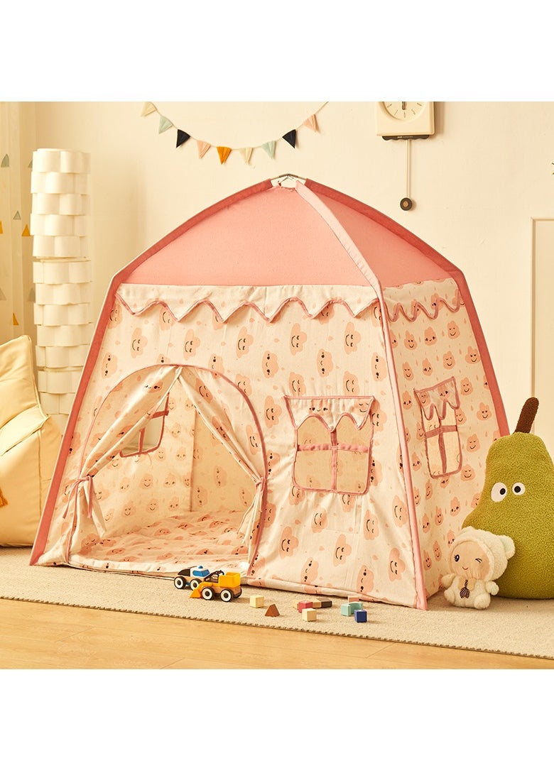 Children's Play Tent Princess Castle Play Tent Kids Princess Tent With Carpet Ball Colored Flag Cloud Tent Easy to Set up and Stow Away Outdoor Indoor Play Tent Game House Girl'S Princess Toy House Boy'S Indoor Small House Children'S Day Gift Birthday Gift