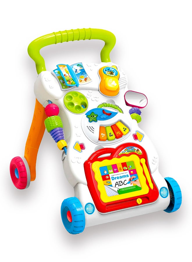 Multi-Functional Multicolored Writing, Drawing, Music Walker Assorted 6+ Months 45x42x34cm