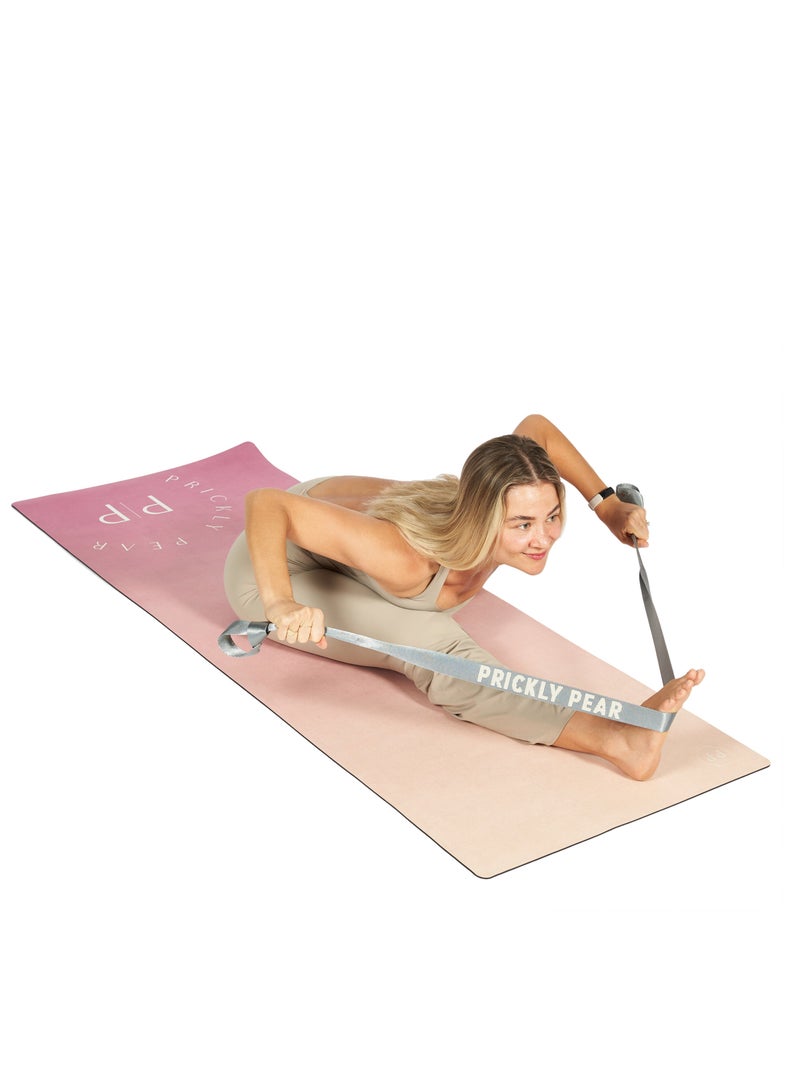 Prickly Pear Rollable 4mm Non-Slip Yoga Mat with Carry Strap - Practical Yoga Mat for Workouts