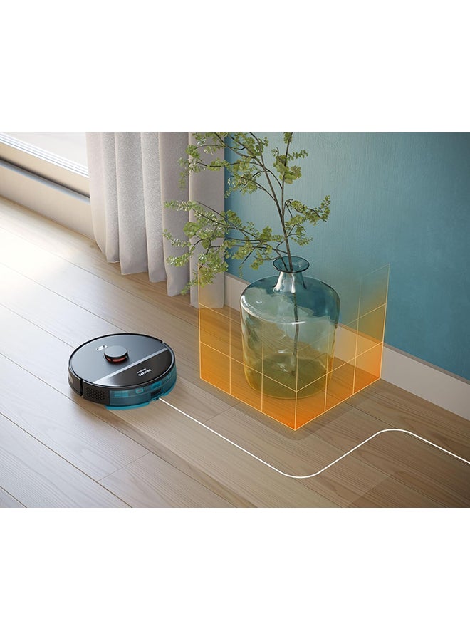 HomeRun 3000 Series Aqua Vacuum And Mop Robot 350 ml XU3000/01 Black