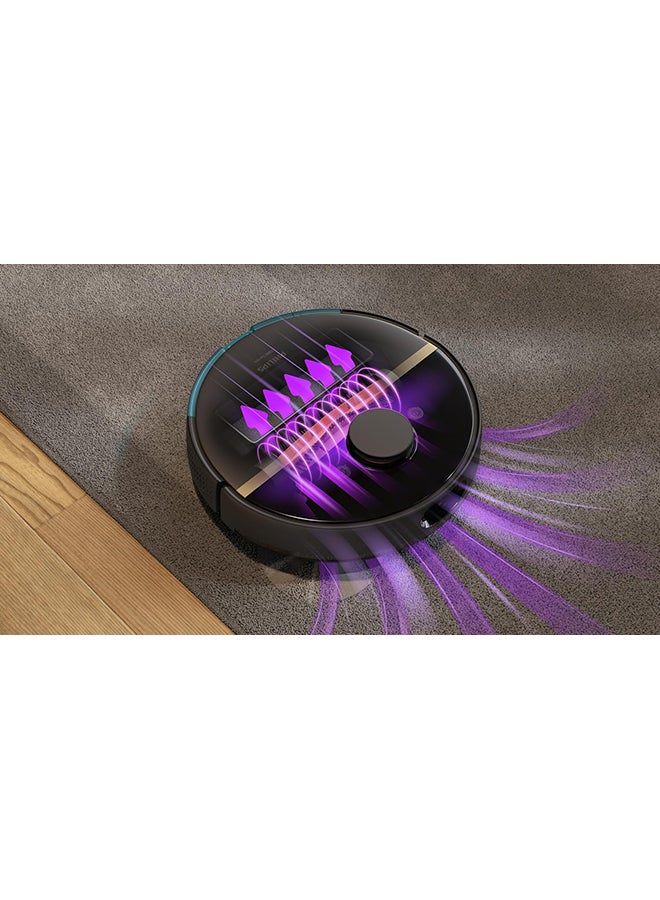 HomeRun 7000 Series Aqua Vacuum and Mop Robot - Battery Operated 3 L 0 W XU7100/01 Deep Black/Gold