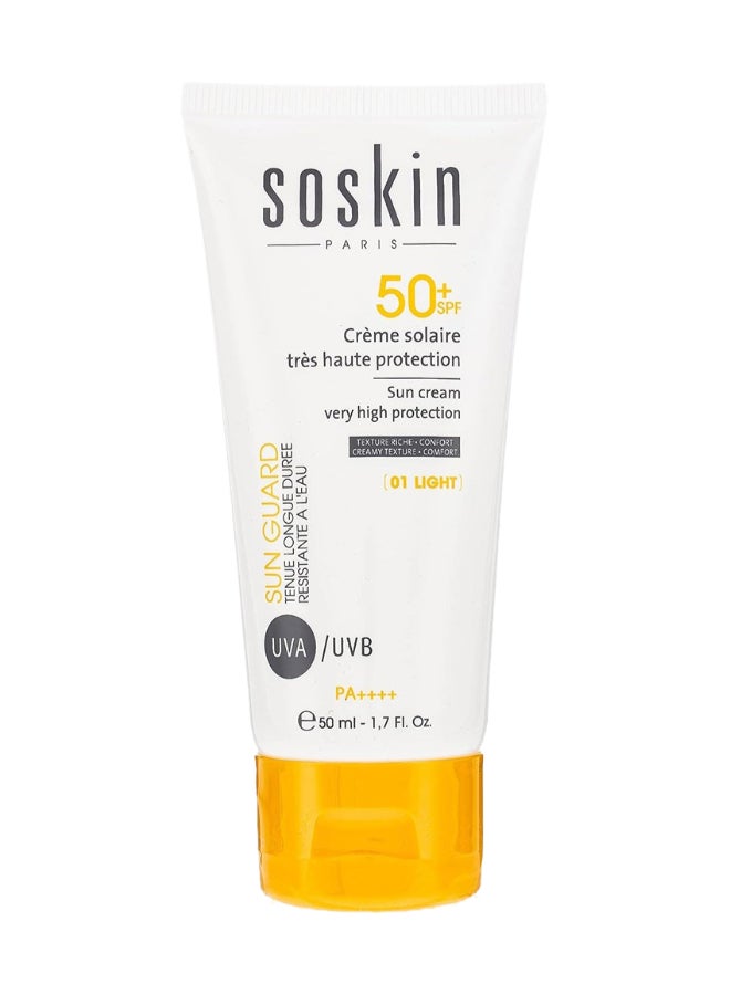 Soskin Paris Spf 50 Sun Cream Very High Protection, Long-Lasting & Water-Resistant 50ml