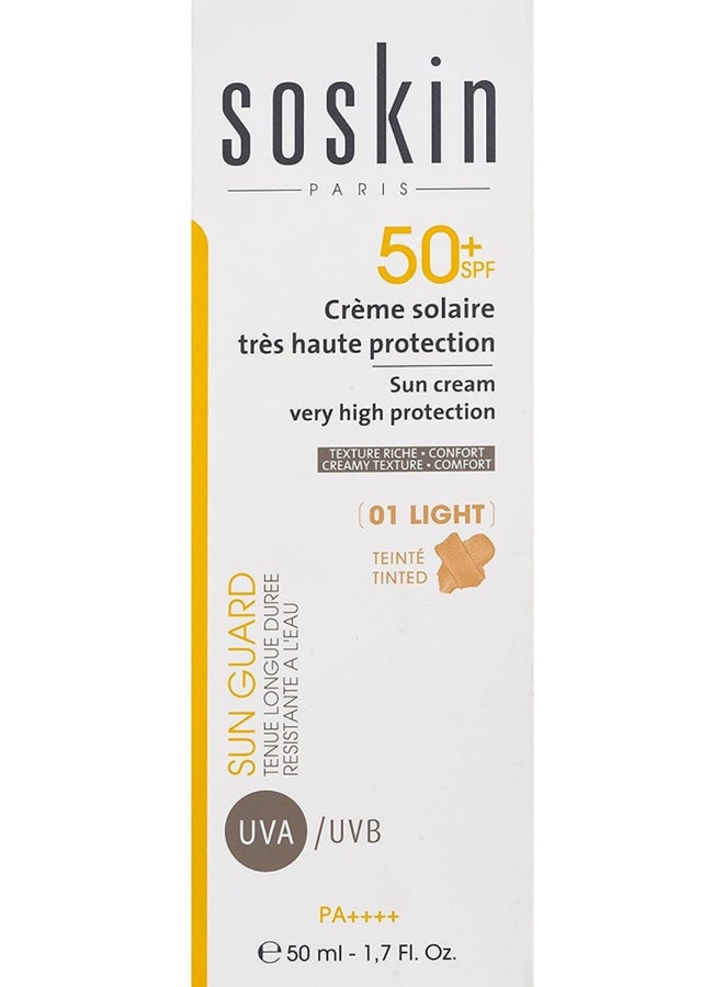 Soskin Paris Spf 50 Sun Cream Very High Protection, Long-Lasting & Water-Resistant 50ml