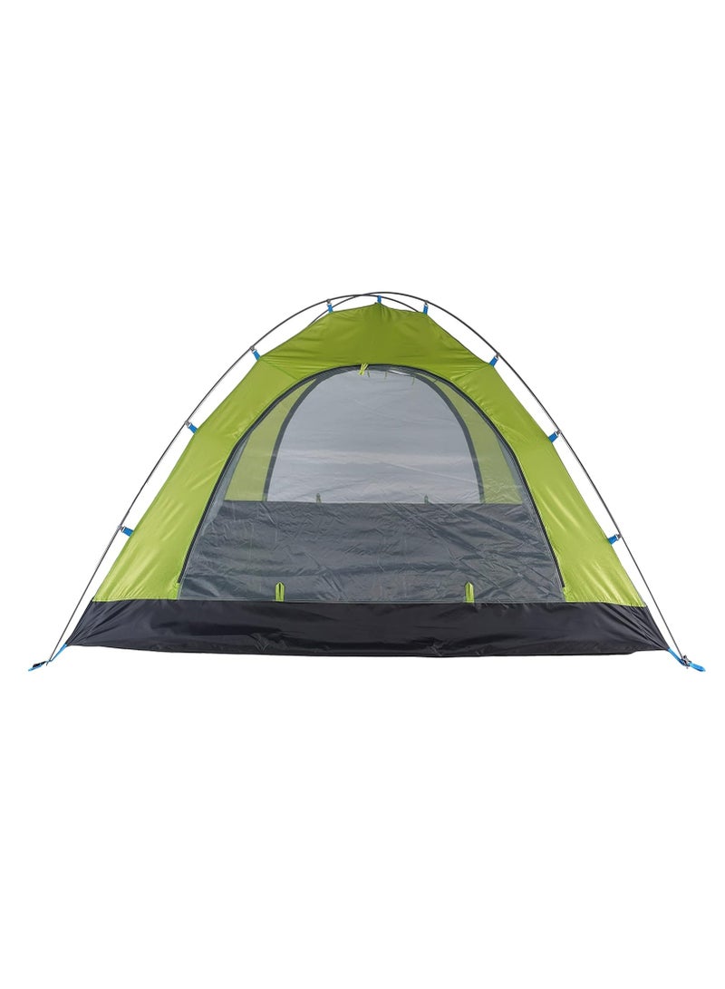 P-Series Aluminum Pole Tent 4 Man | 210T65D Embossed Design, Lightweight & Durable for Camping & Hiking,Travel Tent