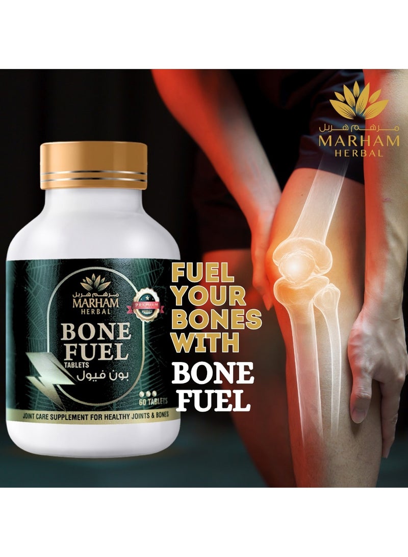 Bone Fuel Tablet: Joint Care Supplement for Healthy Joints and Bones | Optimize Bone Health and Joint Comfort with Bone Fuel: Premium Formula for Joint Support, Flexibility, and Mobility (60 Tablets)