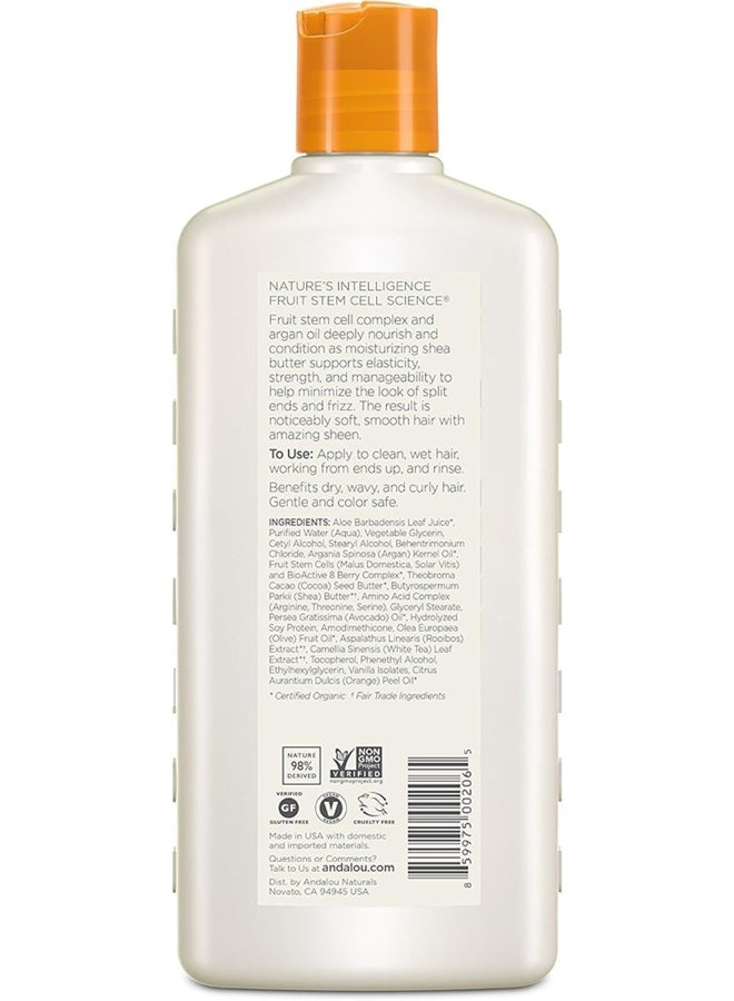 Andalou Naturals Argan Oil & Shea Conditioner, For Soft, Smooth Sheen, Moisture Rich Argan Oil & Shea 340ml