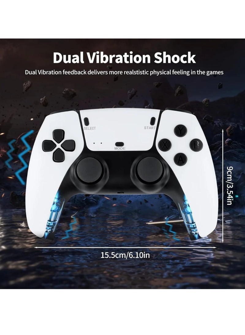 Wireless Retro Handheld Game Console, Retro Game Console, Built-in 20,000+ Plug-And-Play Retro Video Games 9 Classic Simulators, 4K HD HDMI Output Dual 2.4G Wireless Controller With 64GB Memory Card