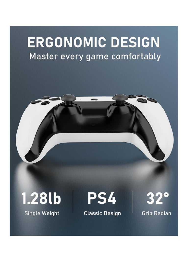Wireless Retro Handheld Game Console, Retro Game Console, Built-in 20,000+ Plug-And-Play Retro Video Games 9 Classic Simulators, 4K HD HDMI Output Dual 2.4G Wireless Controller With 64GB Memory Card