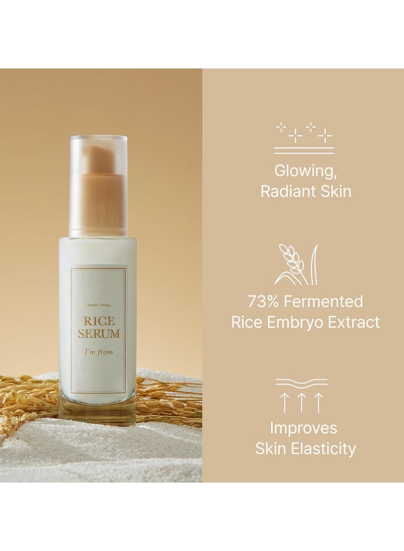 Pure Rice Glow Set - Includes Toner and Face Serum - Brightening Skincare Duo for a Radiant Complexion and Even Skin Tone