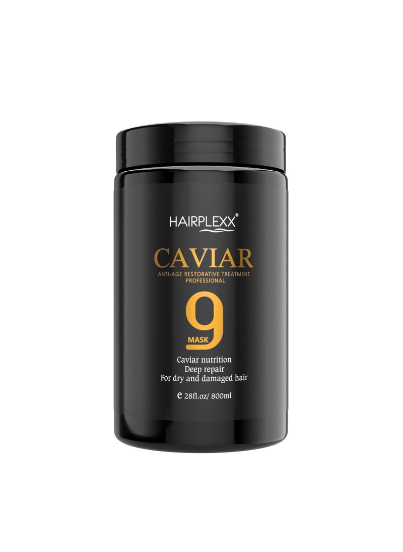 Hairplexx Caviar Anti-Age Restorative 9 Mask Treatment 800ml