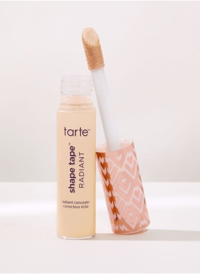 Tarte Shape Tape™ Radiant Concealer – 12S fair concealer | Medium Coverage with Radiant Finish 10 ML / 0.33 Fl. Oz