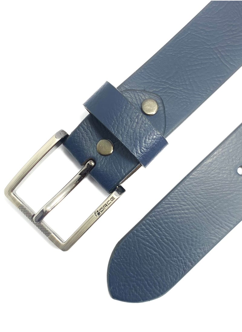 Force Genuine Leather Belt Men - Semi-Casual Men's Belt & Party Wear Belt, Casual Outfits, Gifts - Black & Brown Men’s Leather Belt for Men