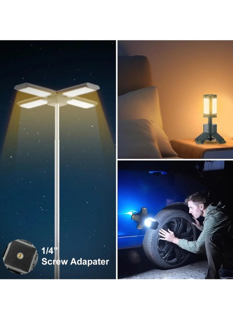 Portable Camping Light Telescopic LED Light with Magnet IPX5 Waterproof for Camping Hiking