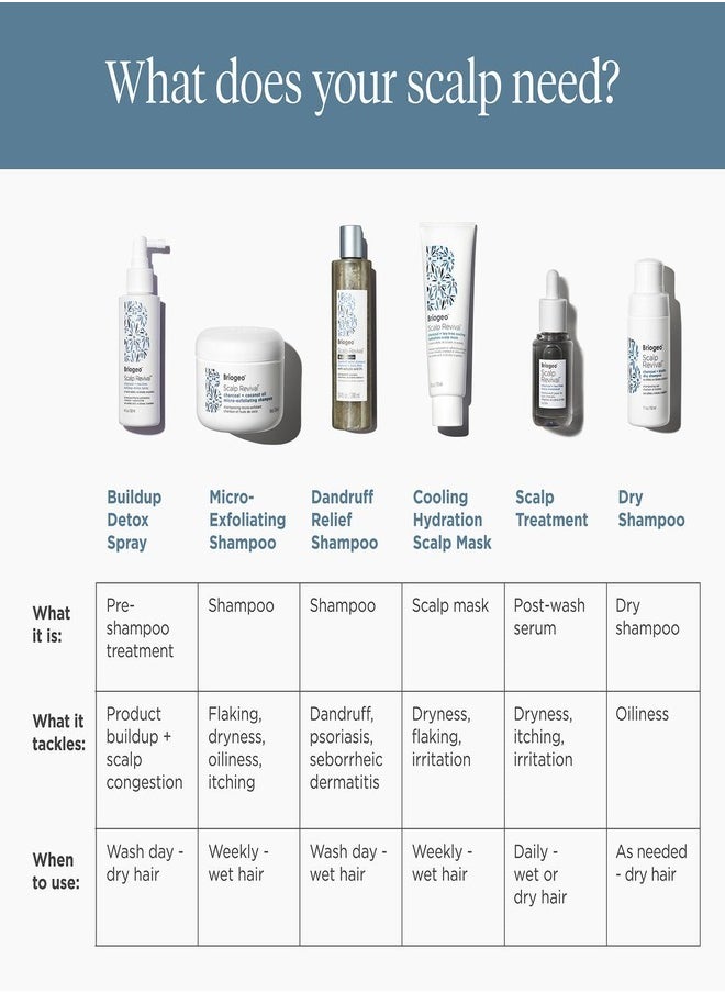 Briogeo Scalp Revival Charcoal + Biotin Dry Shampoo - 50g
