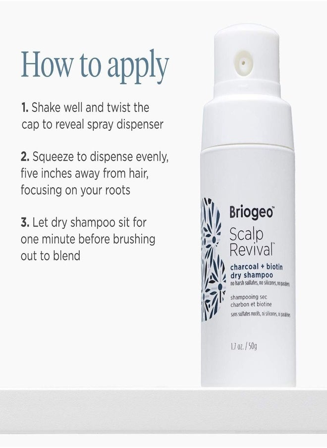 Briogeo Scalp Revival Charcoal + Biotin Dry Shampoo - 50g