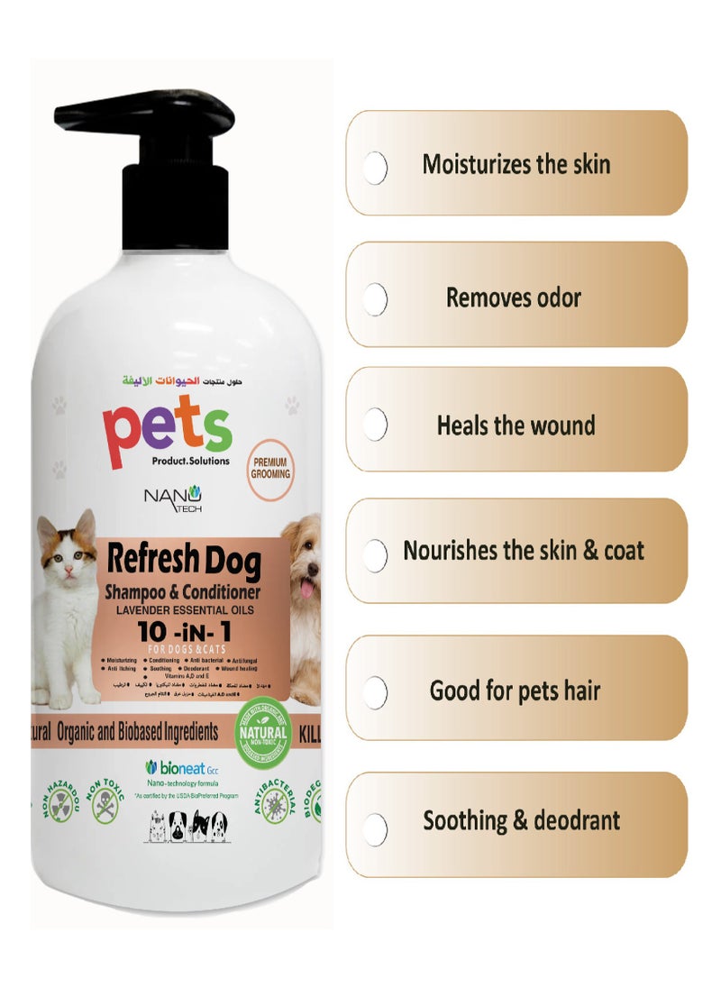 Pets Refresh Dog Shampoo & Conditioner 500ml