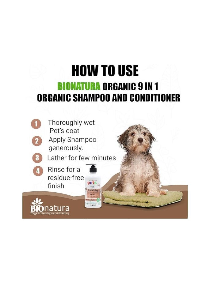 Pets Refresh Dog Shampoo & Conditioner 500ml