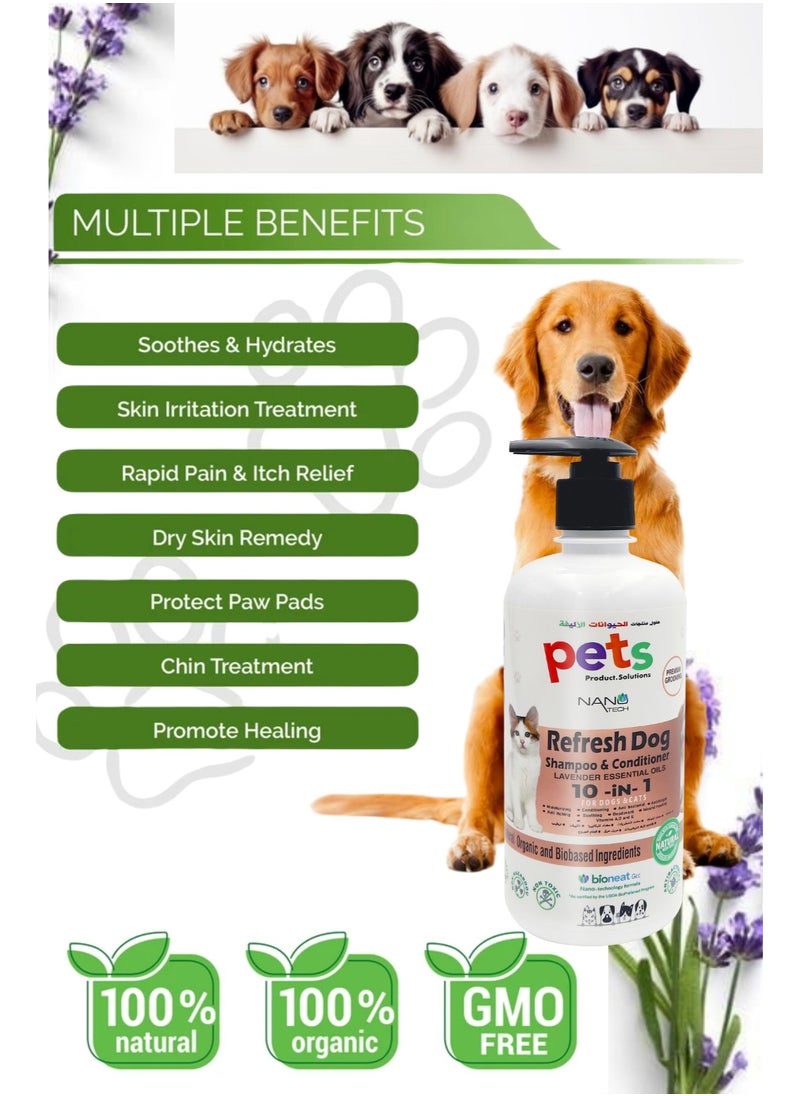 Pets Refresh Dog Shampoo & Conditioner 500ml