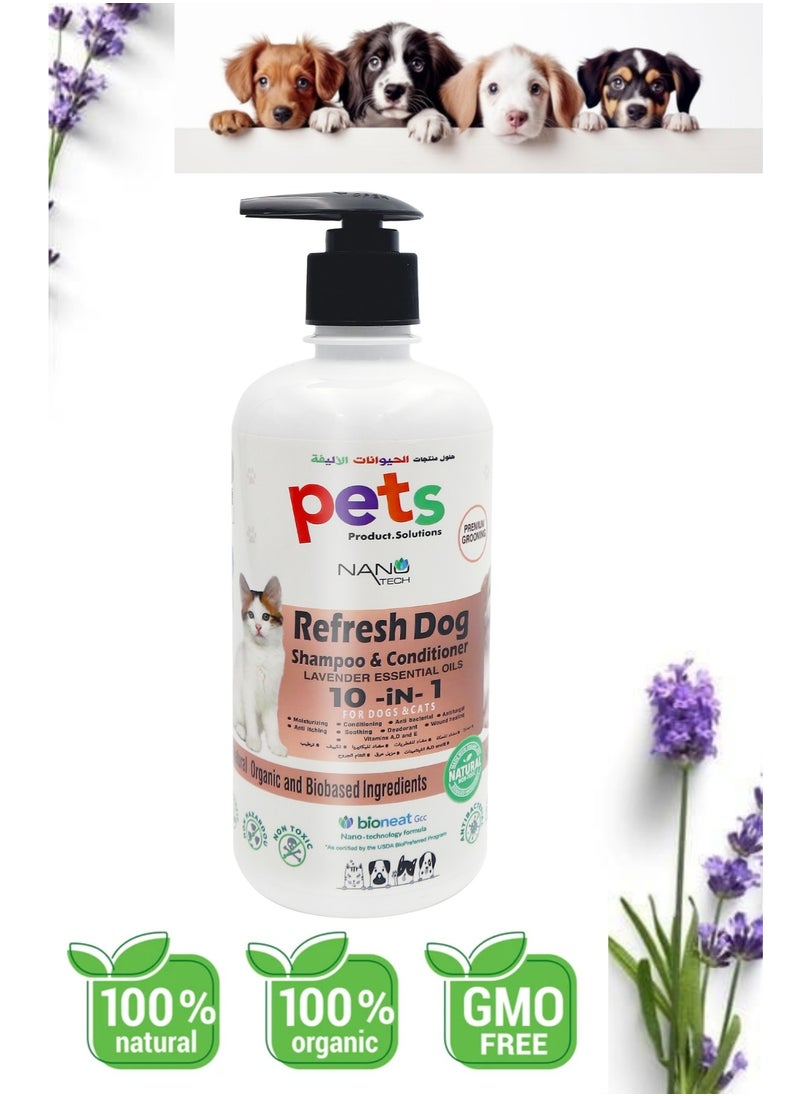 Pets Refresh Dog Shampoo & Conditioner 500ml
