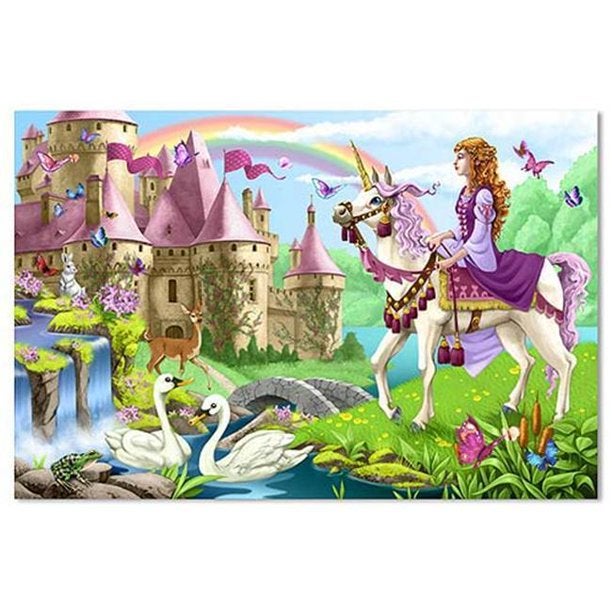 48-Piece Fairy Tale Castle Jumbo Jigsaw Floor Puzzle