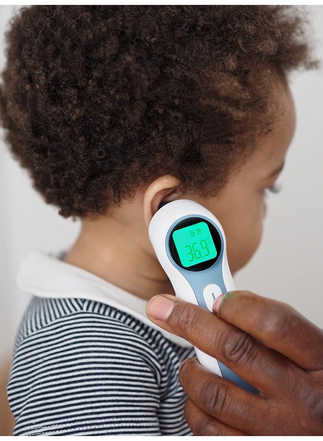Infrared Thermometer For Adults, Childrens And Baby3 In 1 Forehead, Ear And Environment Mode Digital Super Fast Contactless Temperature Gun Thermospeed